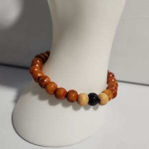 Unisex Wood Beads Bracelet Buddhism Buddha Bangles Chakra Bracelets